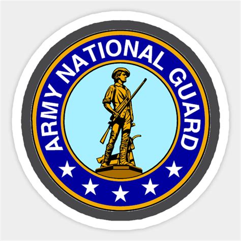 Army National Guard Logo - Army Natinal Guard Patch - Sticker | TeePublic