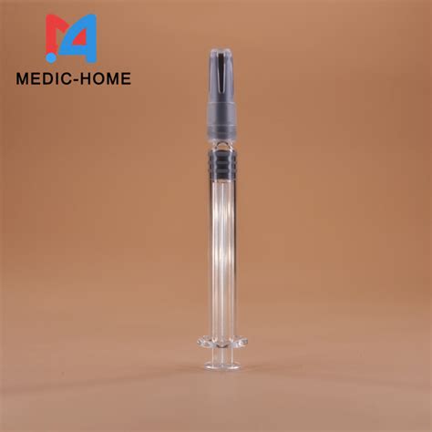 Ml Ml Ml Ml Prefilled Borosilicate Glass Syringe With Luer Lock