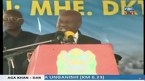 LIVE Waziri Kamwele Mbele Ya Rais Magufuli Kwenye Uzinduzi Wa Ujenzi