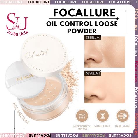 Jual Focallure Oil Control Loose Powder Silky Smooth Shopee Indonesia