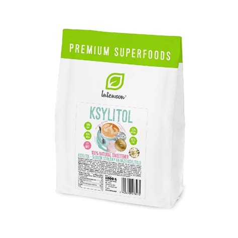 Ksylitol Intenson Ksylitol 1000g Sklep ŚwiatSupli sklep Świat Supli