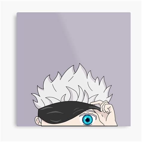 Chibi Satoru Gojo Jujutsu Kaisen Metal Print For Sale By ThePlum