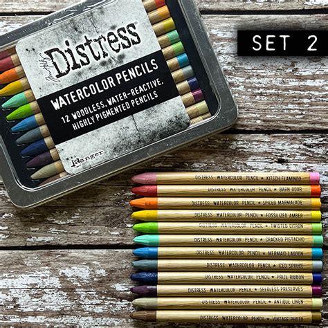 Distress Watercolor Pencils Tim Holtz