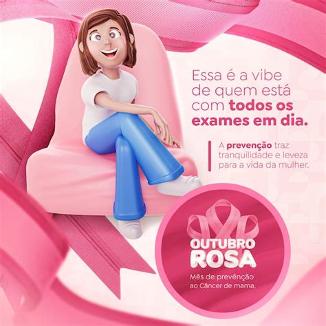 Banner De Mídia Social Para Campanha De Outubro Rosa Psd Premium