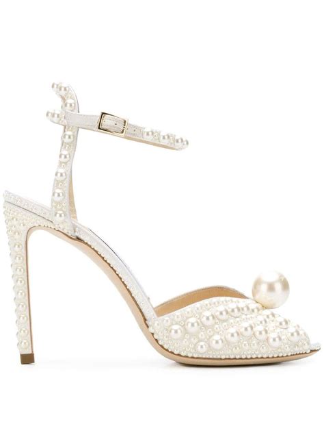 Jimmy Choo Sacora Sandals White Farfetch Au