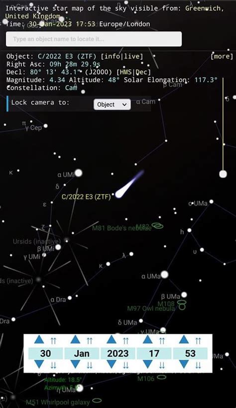 Con Stoitsis On Twitter Potential Naked Eye Comet For Jan 2023 Comet