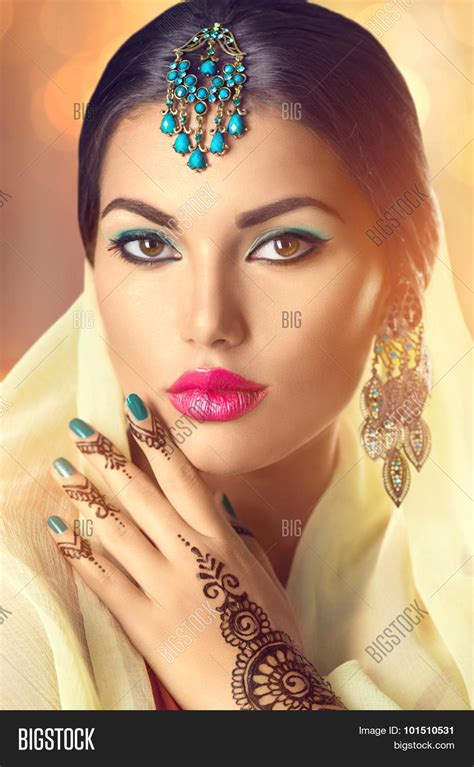 Beauty Indian Woman Image And Photo Free Trial Bigstock