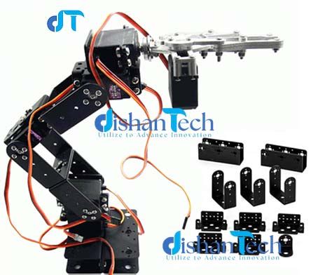 6 DOF Robotics Arm_Mechanical Robotic Arm/Kit Without Motor ...