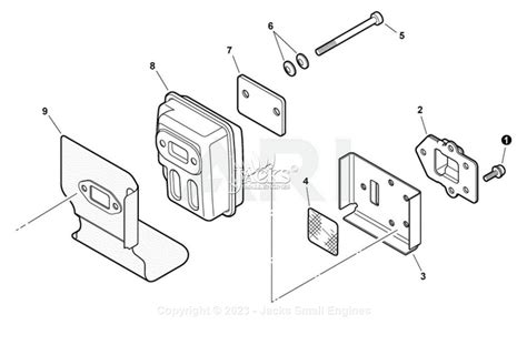 Echo HCA 260 SN 06001001 06999999 Parts Diagram For Exhaust