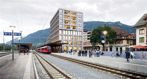 Spatenstich für Neugestaltung des Bahnhofareals in Ilanz