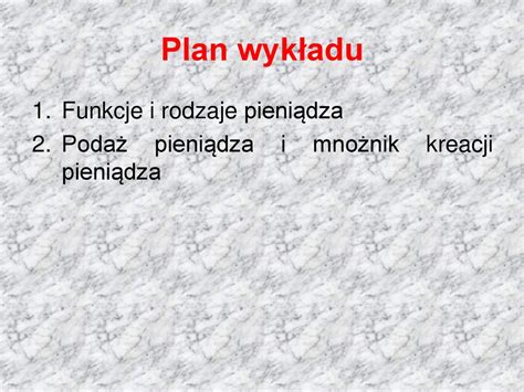 Pieni Dze I System Pieni Ny Bank Centralny I Jego Rola W Gospodarce