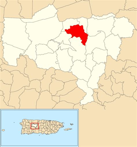 Image: Sabana Grande, Utuado, Puerto Rico locator map