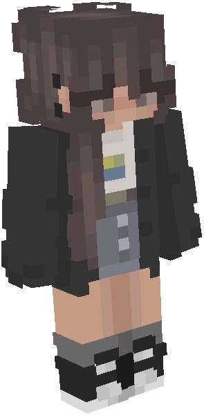 aesthetic girl skin minecraft firaa player skin novaskin