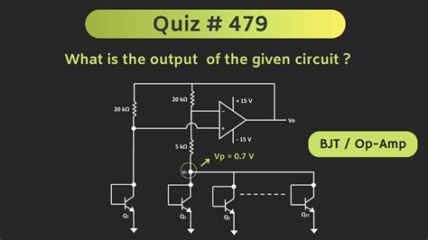 Operational Amplifier Op Bjt Solved Problem Analog Electronics