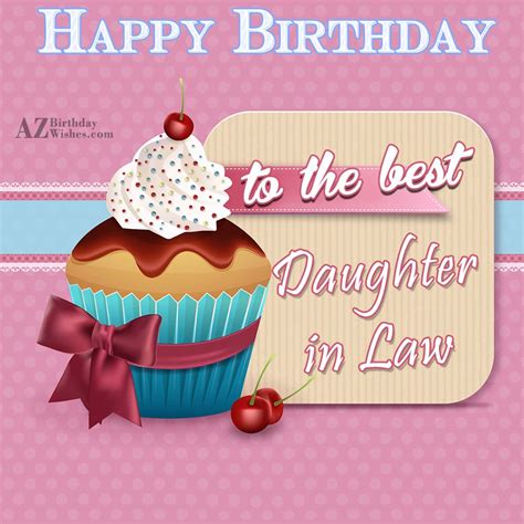 Birthday Wishes For Daughter-in-law - Birthday Images, Pictures - AZBirthdayWishes.com