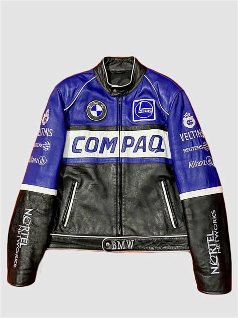 Bmw Rare Bmw Racing Leather Jacket Rare Streetwear Grailed