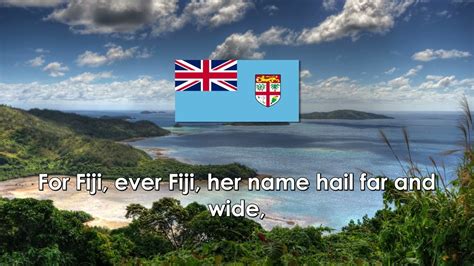 National Anthem Of Fiji God Bless Fiji Youtube