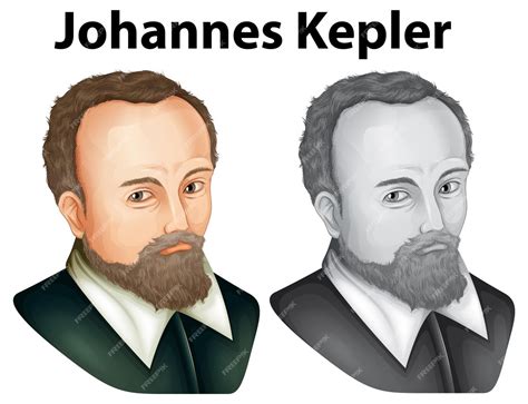 vector de retrato de johannes kepler vector gratis