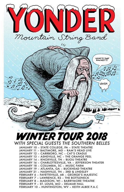 Yonder Mountain String Band Details 2018 Winter Tour With The Southern