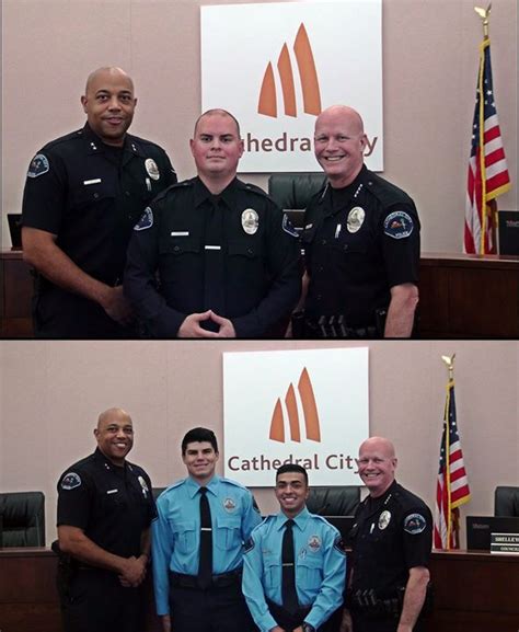 1 New Police Officer and 2 New Police Cadets Join Cathedral City Today ...