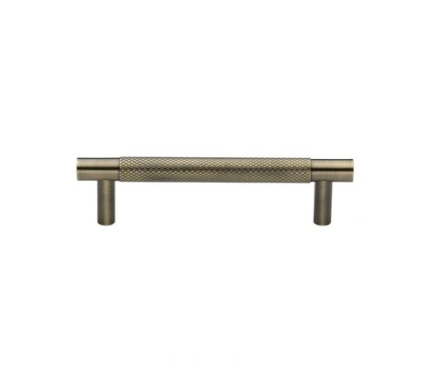 Heritage Brass V Knurled T Bar Pull Mm Antique Brass