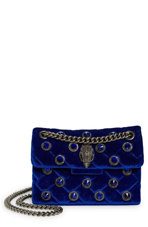 Kurt Geiger London Mini Kensington Velvet Crossbody Bag Available At Nordstrom Kurt Geiger