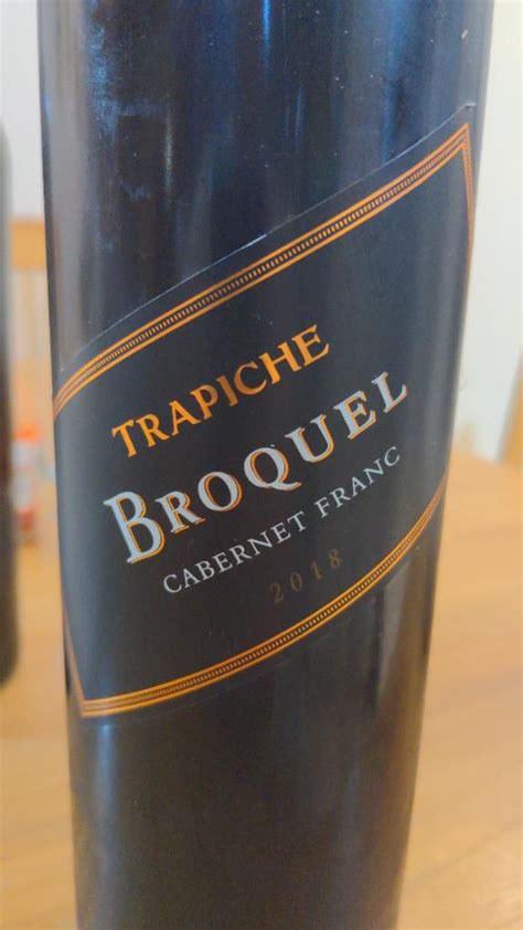 Trapiche Cabernet Franc Broquel Argentina Mendoza Cellartracker