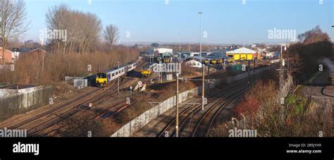 Northern Trains Class Train Passing The Northern Rail Newton Heath