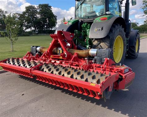 Used Kverneland Folding Power Harrow Farm Agricultural Machinery For