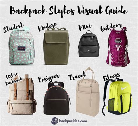 21 Different Types Of Backpacks Explained Visual Style, 60% OFF