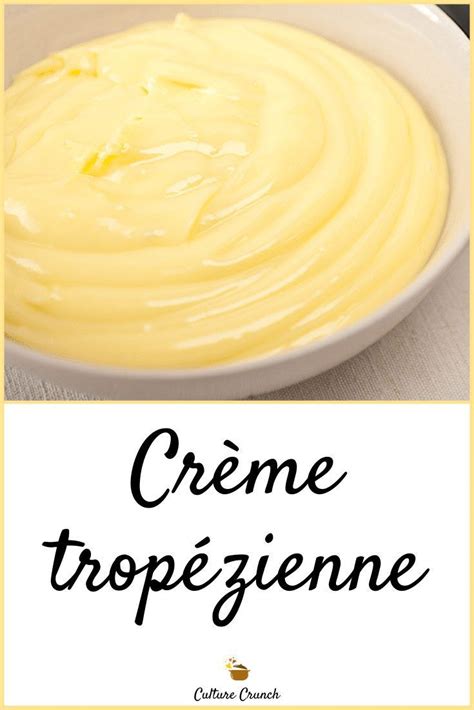 CRÈME TROPÉZIENNE la recette facile Recette tropezienne facile