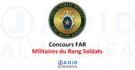 Concours Militaires Du Rang Me Classe