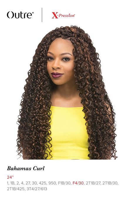 Bahamas Curl 24 Braid Outre X Pression Synthetic Crochet Kanekalon