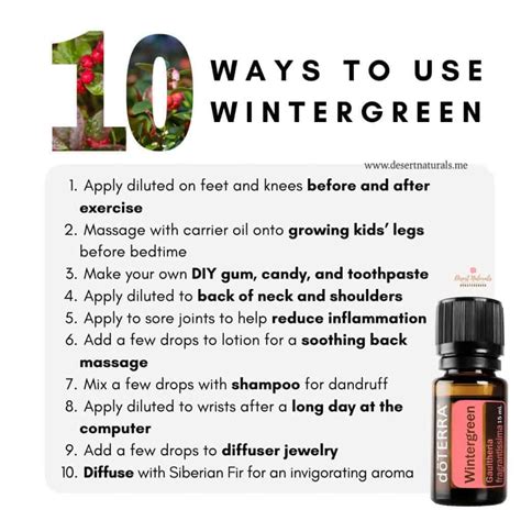 Wintergreen Nepalese Oil Ml Desert Naturals Doterra Essential