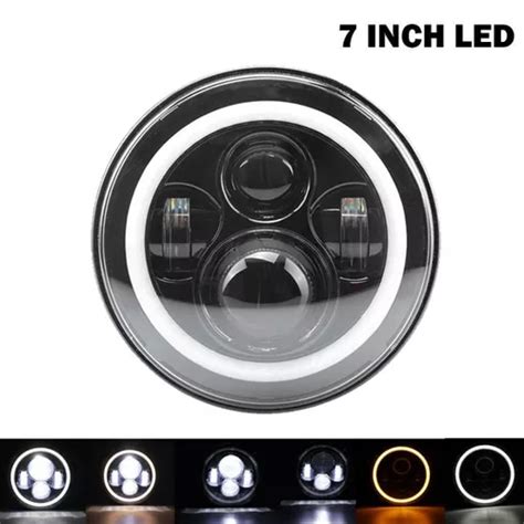 Faros Led Angel Wrangler Sahara Rubicon Jeep Jk Ojos Cuotas Sin Inter S