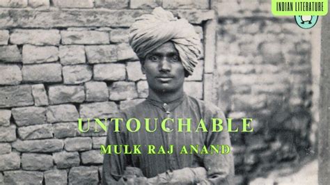 Untouchable By Mulk Raj Anand NET SET Indian Literature Series YouTube