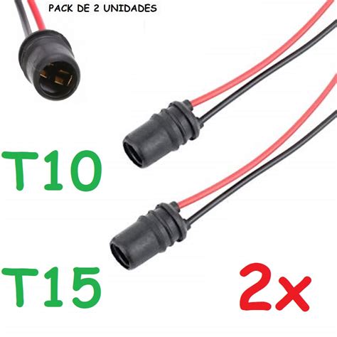 2x Conector T10 W5W T15 W16W Cuña Luz de Posición ELECTRONICA EN OFERTA