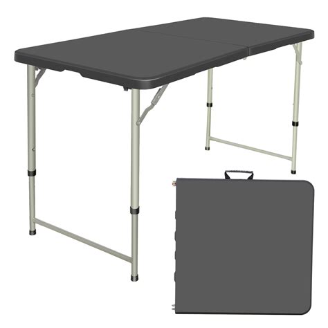 Lifetime 5 Foot Fold In Half Camping Folding Table Indooroutdoor