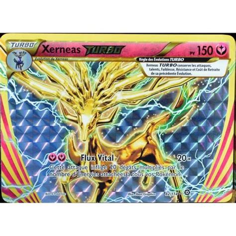 Carte Pokémon 82 114 Xerneas Turbo 150 PV TURBO XY Offensive Vapeur