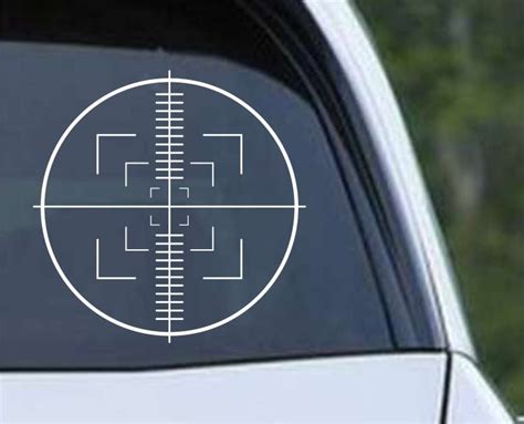 Crosshair Scope Hunting Target Hnt1 13 Die Cut Vinyl Decal Sticker