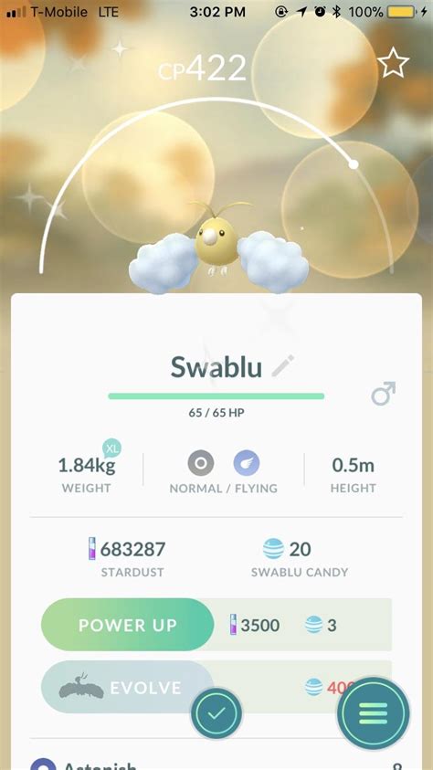 Shiny Swablu hype!!! : r/TheSilphRoad