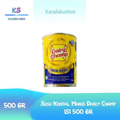 Jual SUSU KENTAL MANIS DAIRY CHAMP 480 GRAM Shopee Indonesia