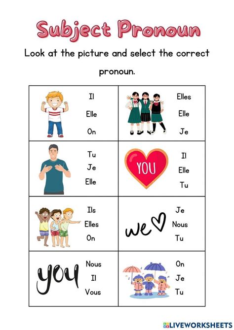 7085860 Subject Pronoun Anushi Jain Liveworksheets