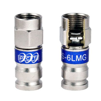 PCT-TRS-6LMG Universal RG6 Coaxial Locking Compression Connector | Sedectro