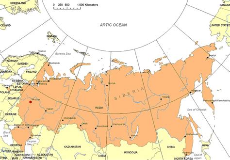 Rusia Mapa