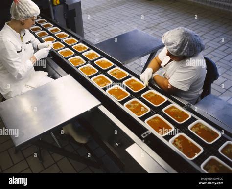 Food Processing Plant Stock Photo Alamy