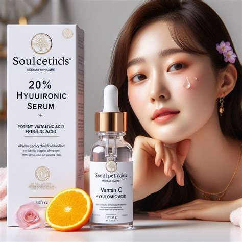 Seoulceuticals Korean Skin Care 20 Vitamin C Hyaluronic Acid Serum