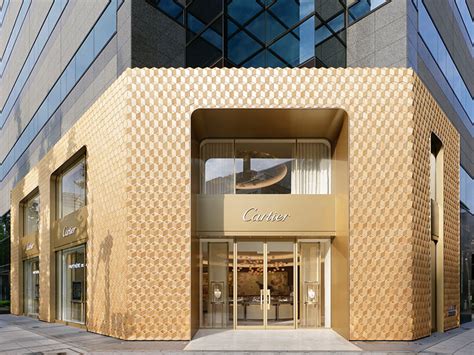 Klein Dytham Architecture Clads Cartier Store Fa Ade In Geometric