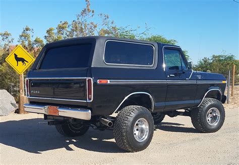 1978 Ford Bronco Black