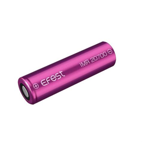 Purple Efest Imr Mah A V Flat Top Battery The Best E